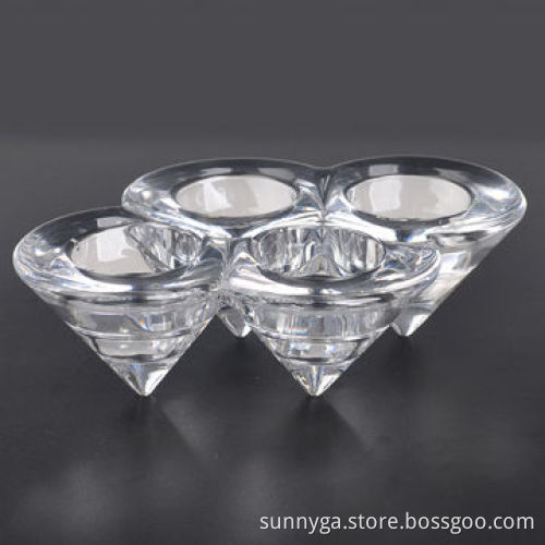 New Arrival Glass Candle Holder with 110ml
